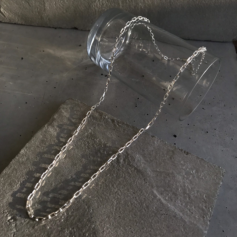 semihard long necklace[silver925]