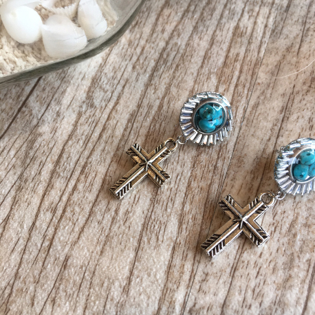 Turquoise Cross