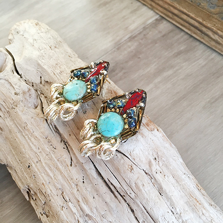 Big Turquoise Bohemian Bijou