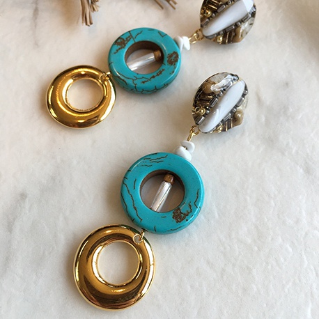 Double Ring Turquoise