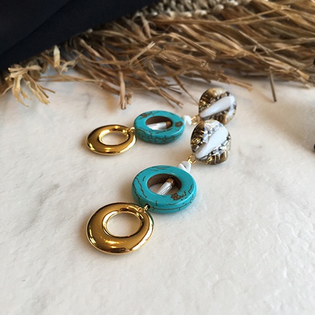 Double Ring Turquoise