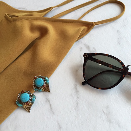 Gold Sharp Turquoise