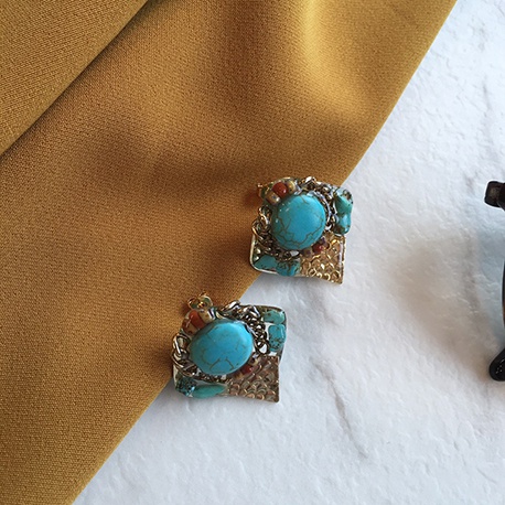 Gold Sharp Turquoise