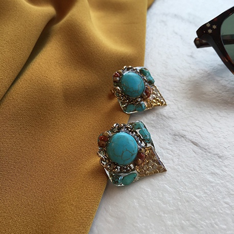 Gold Sharp Turquoise