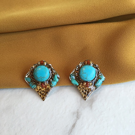 Gold Sharp Turquoise