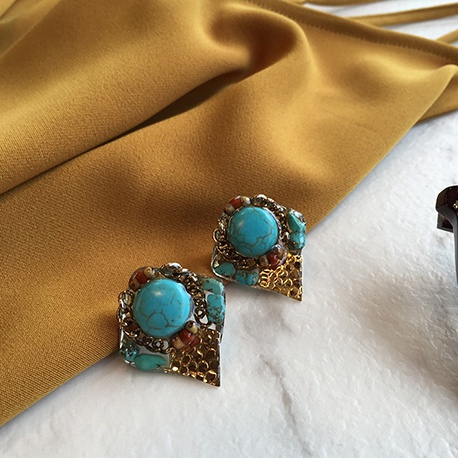 Gold Sharp Turquoise